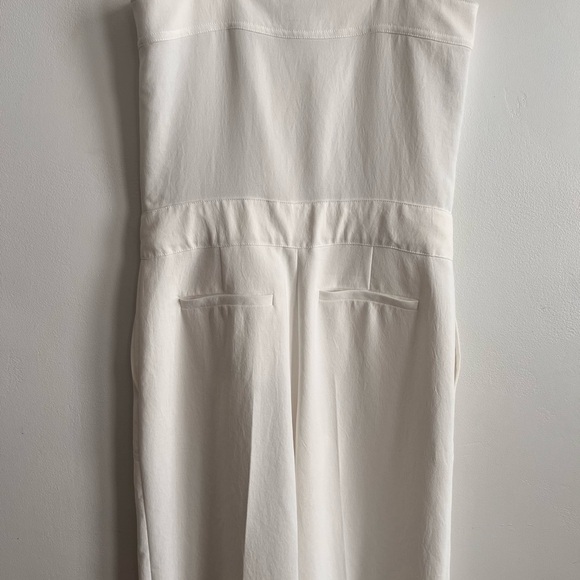 EUC Club Monaco White Sadie Wide Leg Jumpsuit - Picture 11 of 11